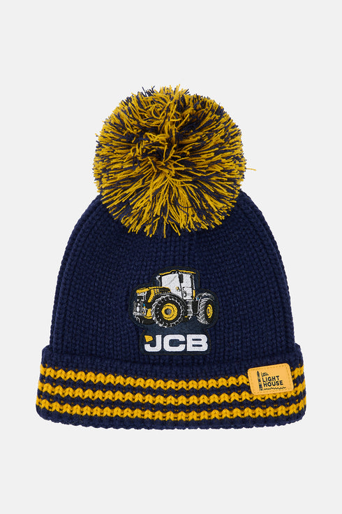 Lighthouse Bobbie Bobble Hat for Children – Cable Knit Warmth